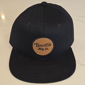 Brixton Black Snapback Cap